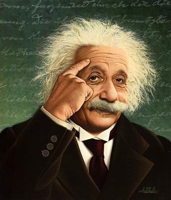 BRALDT BRALDS (1951-) Albert Einstein.